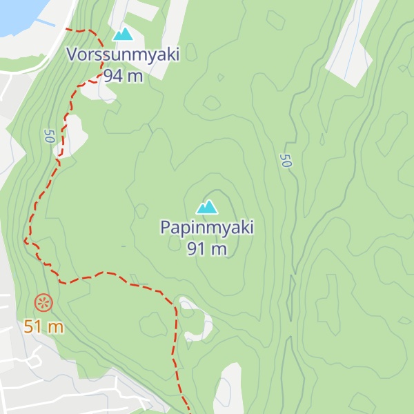 Map of Papinmyaki