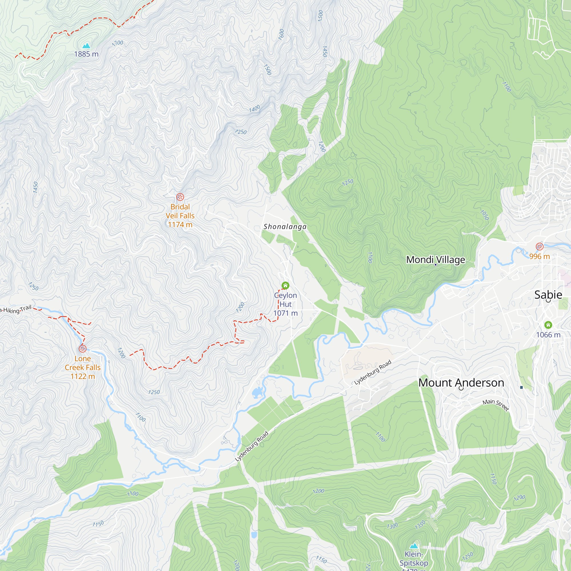 Ceylon Hut map
