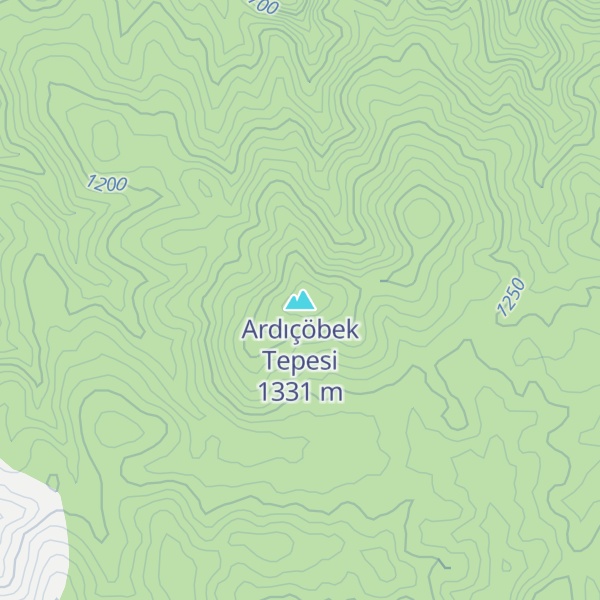 Map of Ardıçöbek Tepesi
