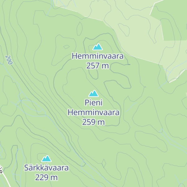 Map of Pieni Hemminvaara