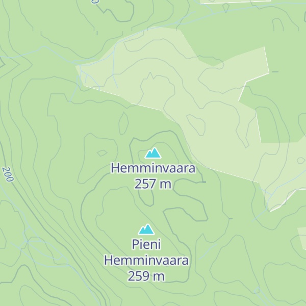 Map of Hemminvaara
