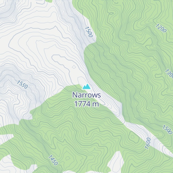 Map of Narrows