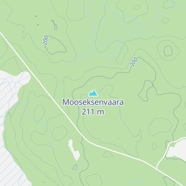 Map of Mooseksenvaara