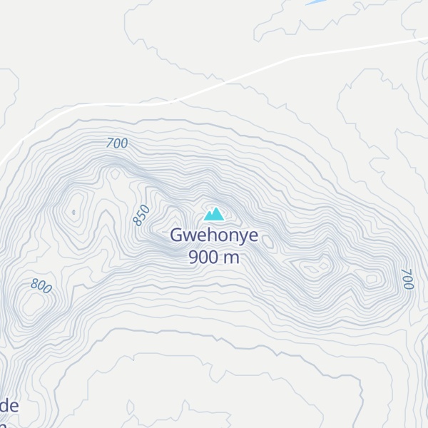 Map of Gwehonye
