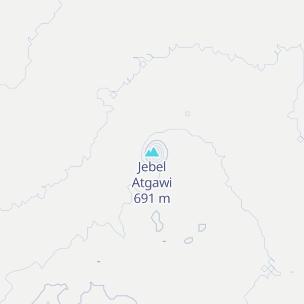 Map of Jebel Atgawi