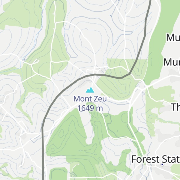 Map of Mont Zeu