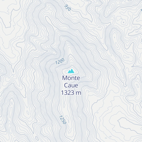 Map of Monte Caue