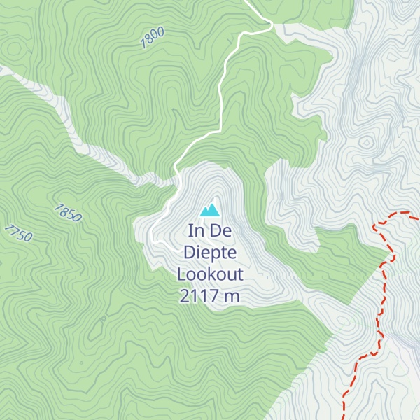 Map of In De Diepte Lookout