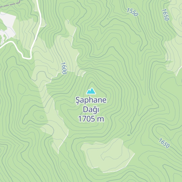 Map of Şaphane Dağı