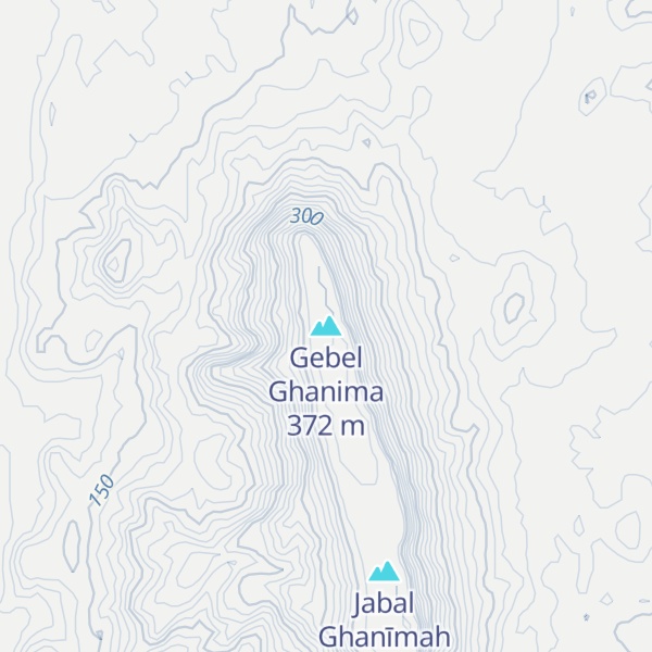 Map of Gebel Ghanima