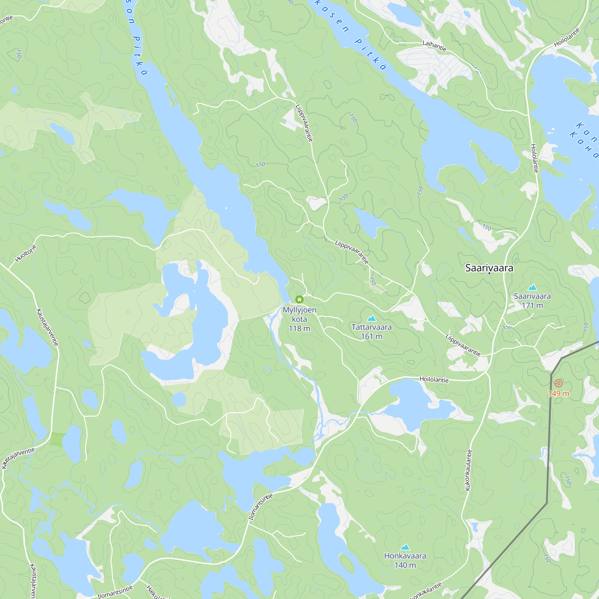 Myllyjoen kota map