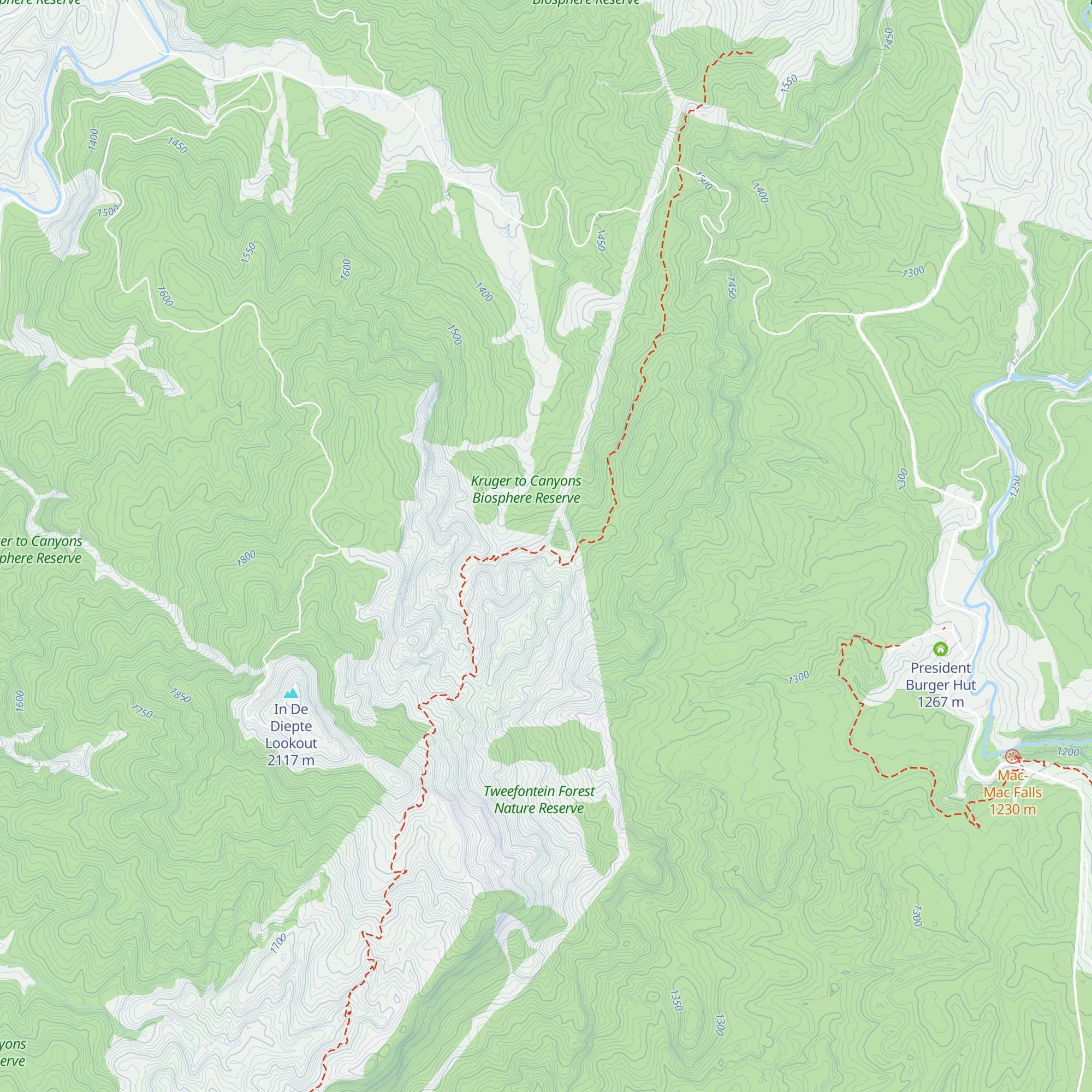Mac Mac Hut map