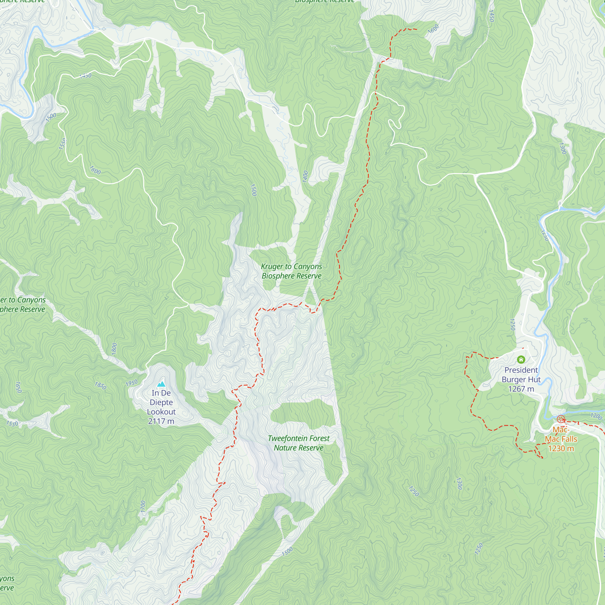 Mac Mac Hut map