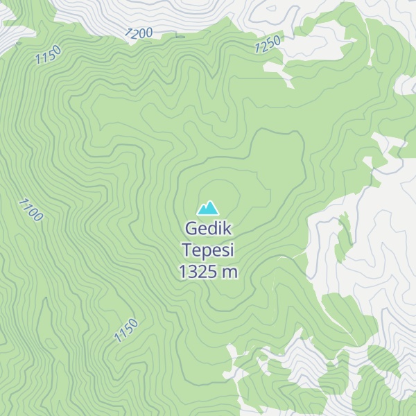 Map of Gedik Tepesi