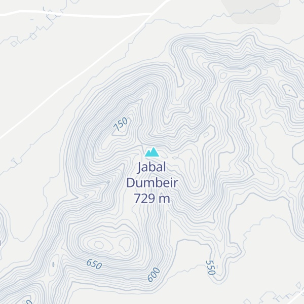 Map of Jabal Dumbeir