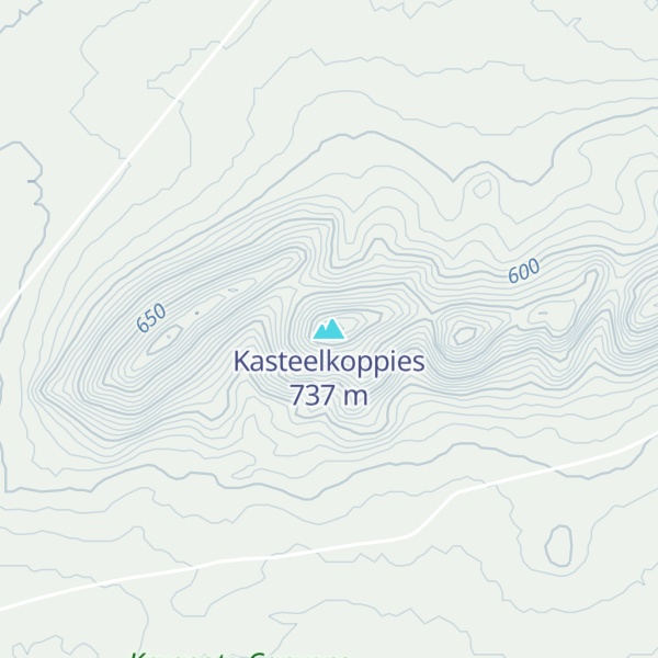 Map of Kasteelkoppies