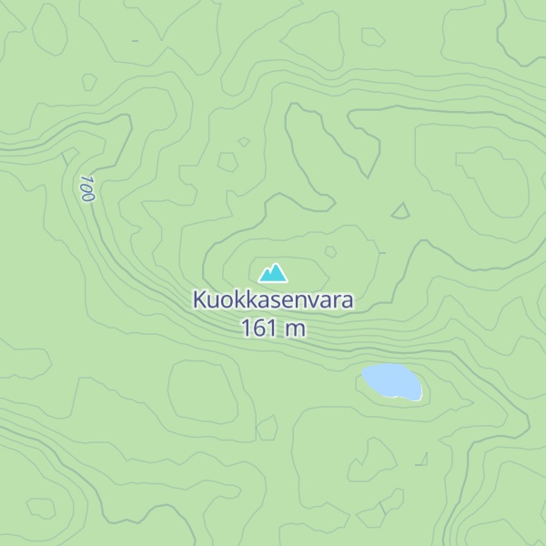 Map of Kuokkasenvara