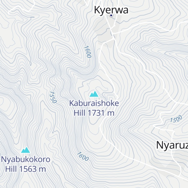Map of Kaburaishoke Hill