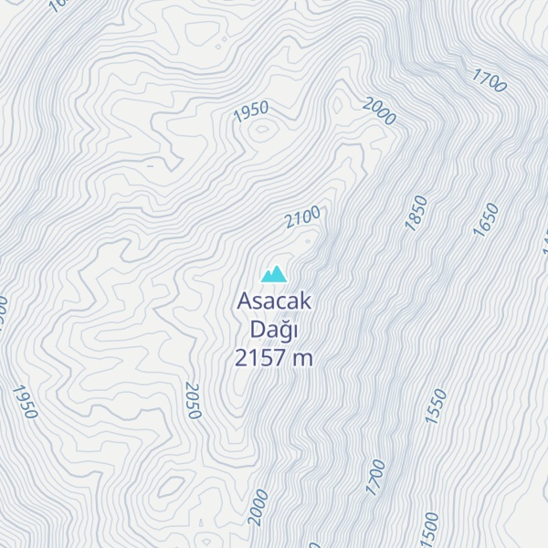 Map of Asacak Dağı