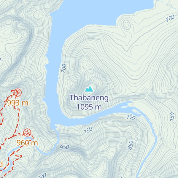 Map of Thabaneng