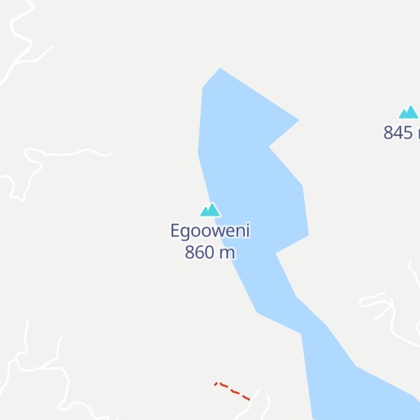 Map of Egooweni