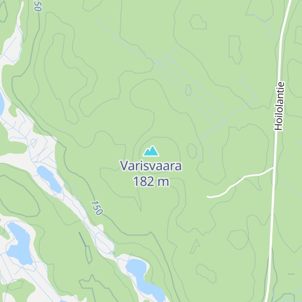 Map of Varisvaara