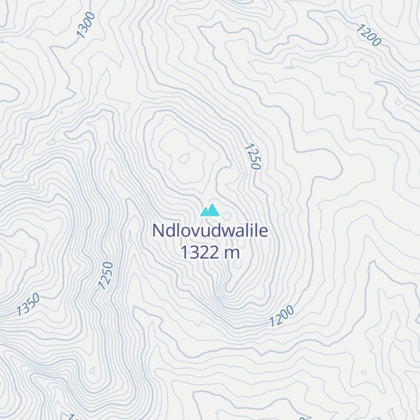 Map of Ndlovudwalile