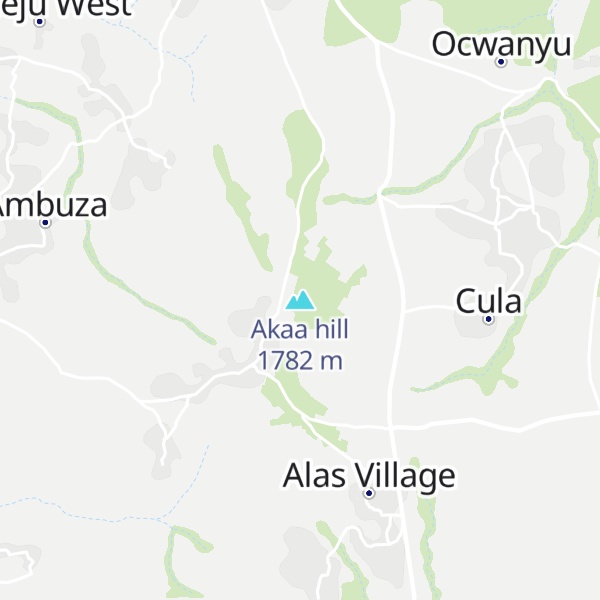 Map of Akaa hill