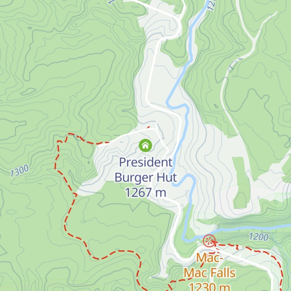Map of President Burger Hut
