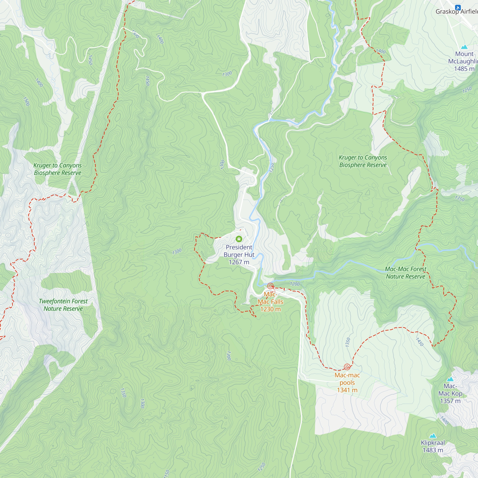 President Burger Hut map