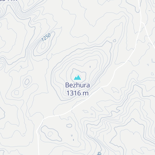 Map of Bezhura