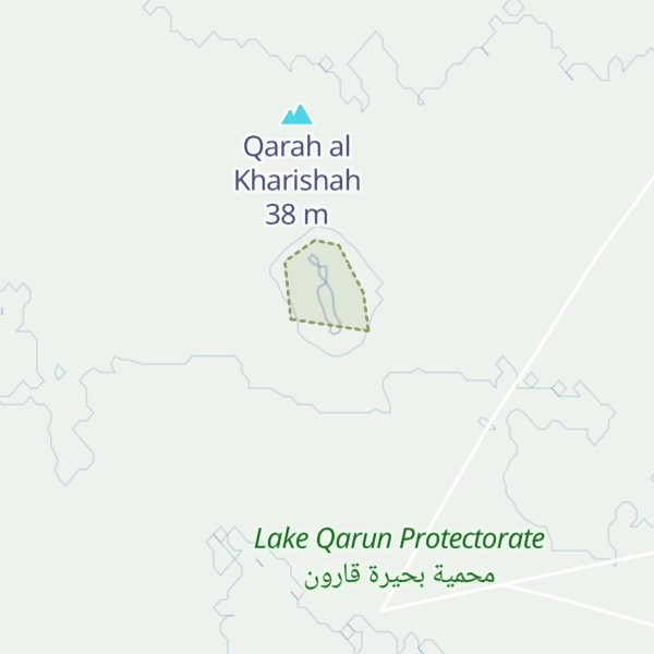 Map of Al Qārah al Khārishah
