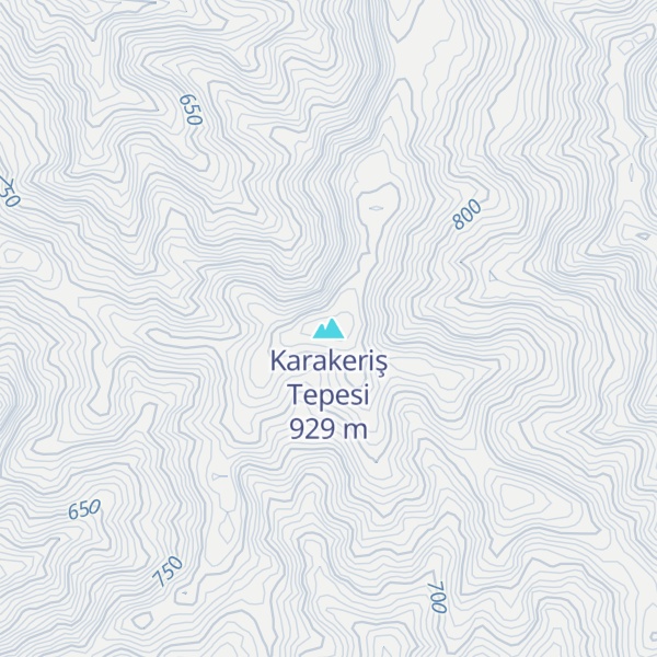 Map of Karakeriş Tepesi