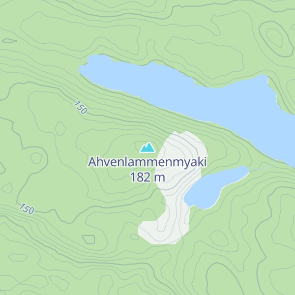 Map of Ahvenlammenmyaki