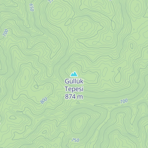 Map of Güllük Tepesi
