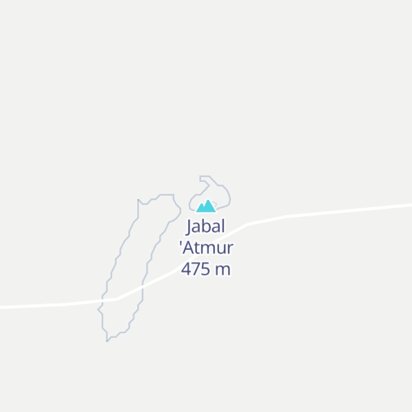 Map of Jabal 'Atmur