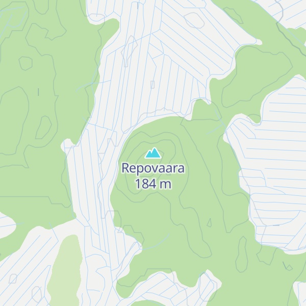 Map of Repovaara