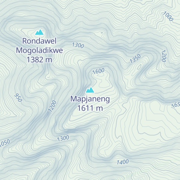 Map of Mapjaneng