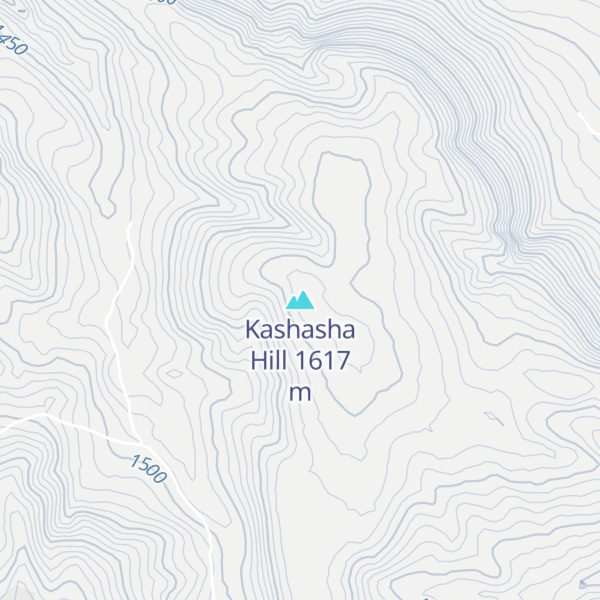 Map of Kashasha Hill