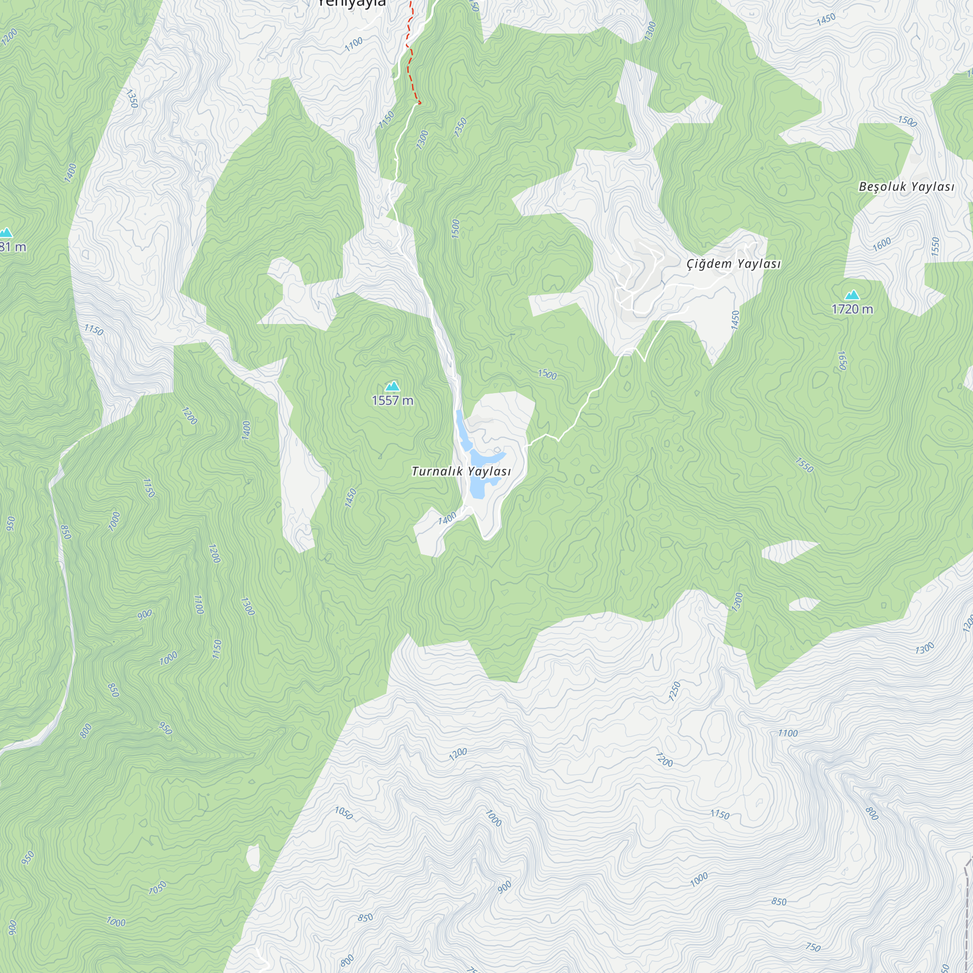Turnalık yaylası sakarya map