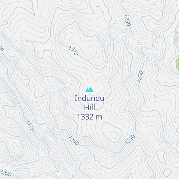 Map of Indundu Hill