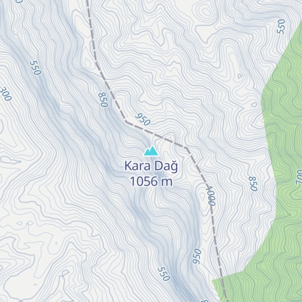Map of Kara Dağ