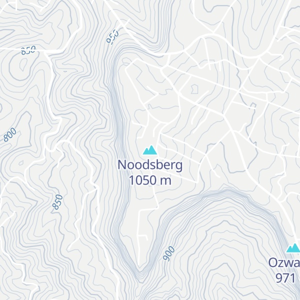 Map of Noodsberg