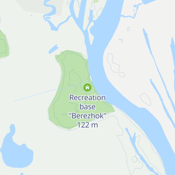 Map of Recreation base "Berezhok"
