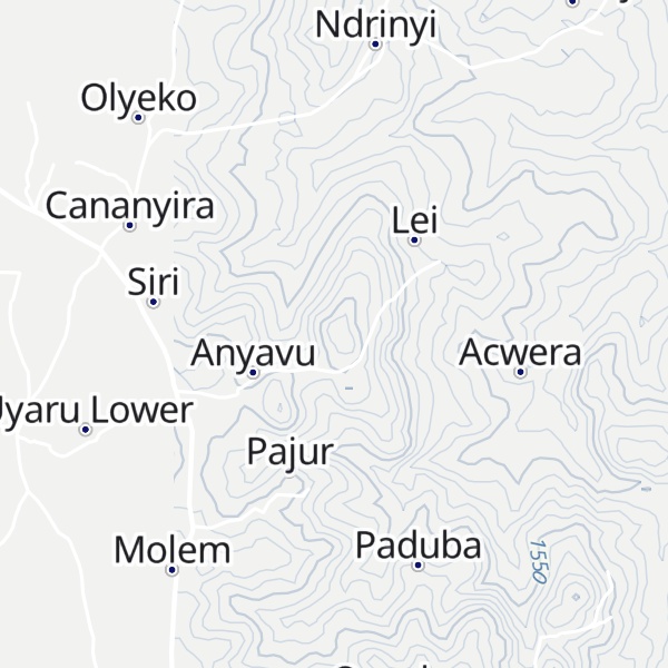 Map of Siri hill