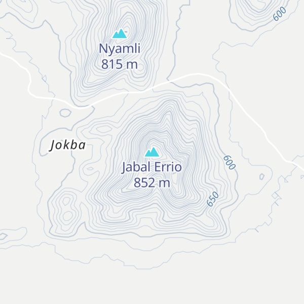 Map of Jabal Errio