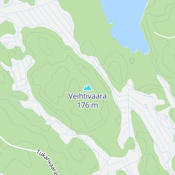 Map of Veihtivaara