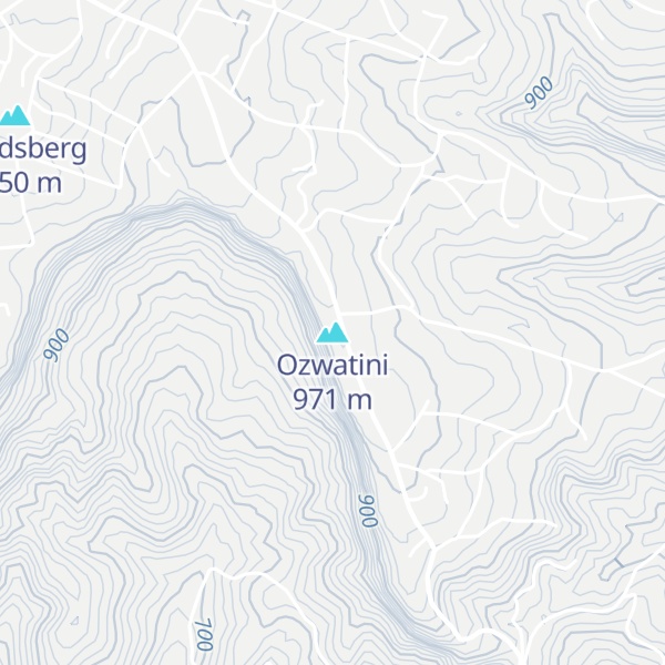 Map of Ozwatini