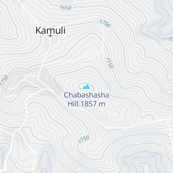 Map of Chabashasha Hill