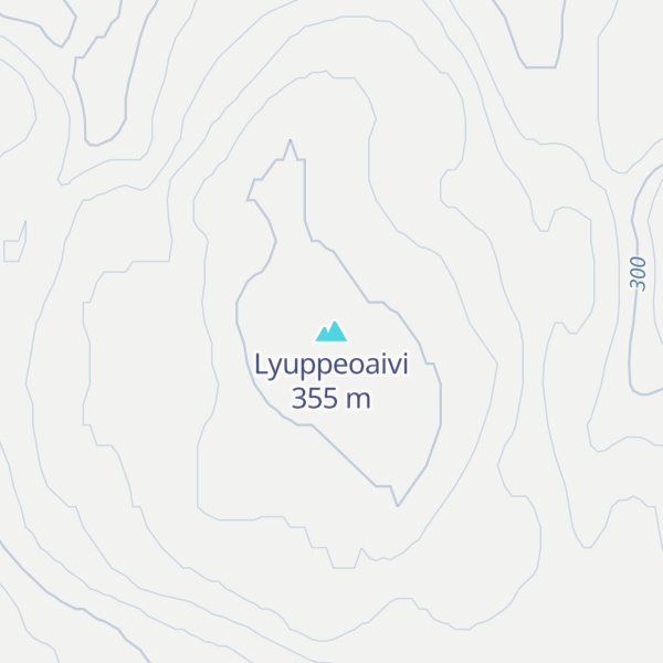 Map of Lyuppeoaivi